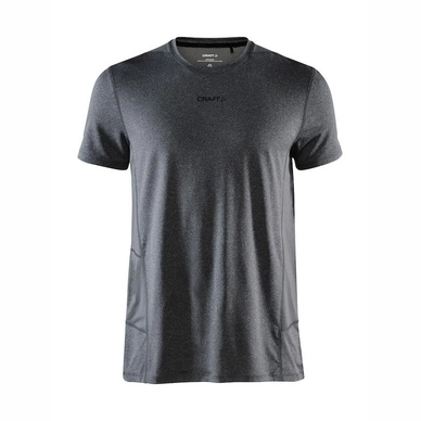 T-Shirt Craft Men Adv Essence SS Tee Black Melange