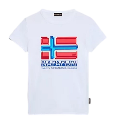 T-Shirt Napapijri Enfant S-Liard Bright White