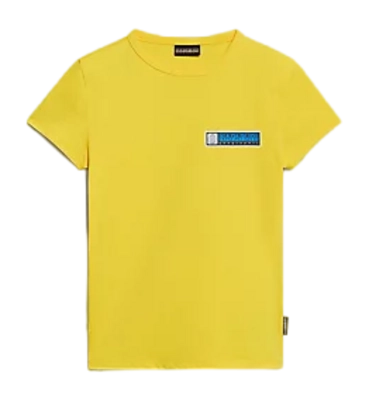 T-Shirt Napapijri Enfant S-Liard Yellow Visible