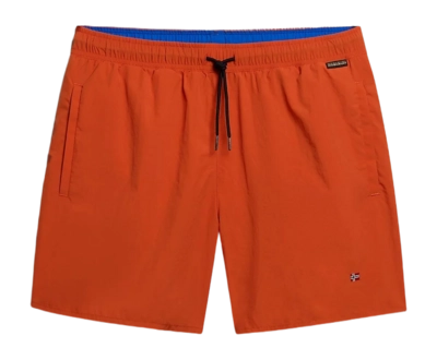Swimming Trunks Napapijri Men V-Haldane Orange Burnt