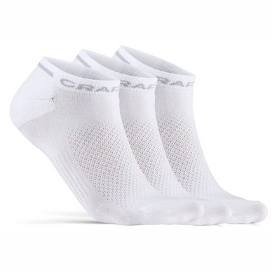 Sok Craft Unisex Core Dry Shaftless Sock 3-Pack White
