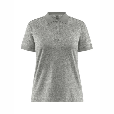 Polo T-Shirt Craft Women Core Blend Polo Shirt Grey Melange