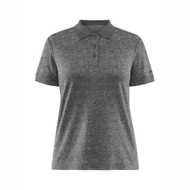 Poloshirt Craft Core Blend Poloshirt Women Dark Grey Melange