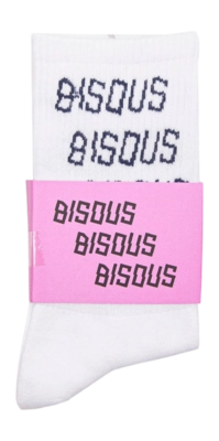 Socks Bisous Men Bisous X3 White/Navy