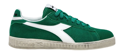 Sneaker Diadora Spiel L Low Suede Waxed Unisex Green Peppermint