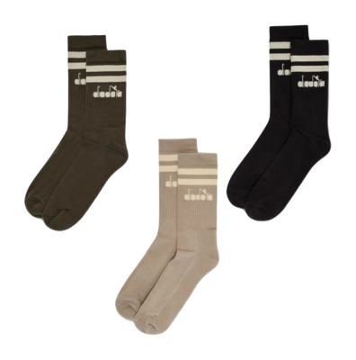 Chaussettes Diadora Unisexe Legacy Multicolor (Lot de 3)