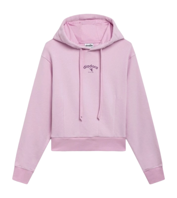 Hoodie Diadora Women Athletic Logo Pirouette