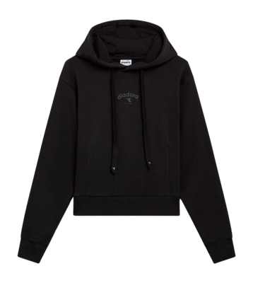 Hoodie Diadora Women's Athletic Logo Black '24