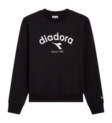 Sweatshirt Diadora Athletic Logo Unisex Black