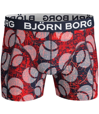 Boxershort Björn Borg Men Core LA Tennis & LA Abstract Leaf Chinese Red (2-pack)
