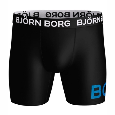 Boxershort Björn Borg Men Performance LA Borg Black Blue (2-pack)
