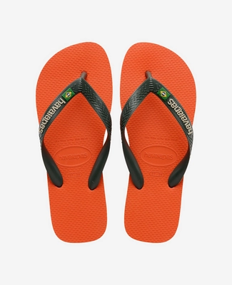 Slipper Havaianas Unisex Brasil Logo Sunset Orange