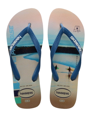 Flip Flops Havaianas Hype Herren Sand / Blue Comfy