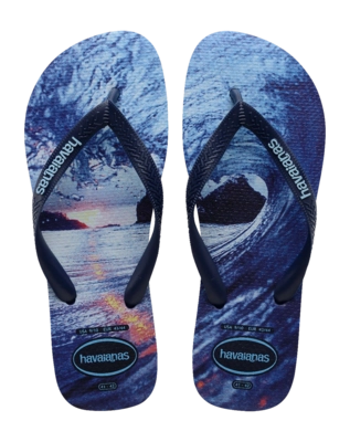 Flip Flops Havaianas Hype Herren Navy Blue / Lavander Blue