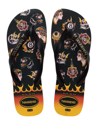 Flip Flops Havaianas Top Tribo Herren Black