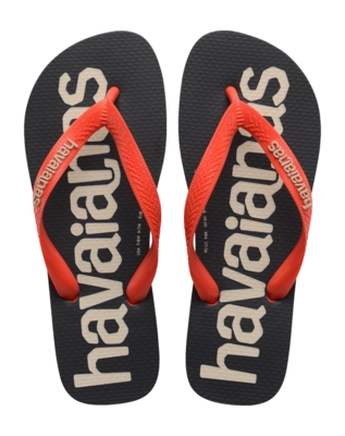 Slipper Havaianas Unisex Top Logomania 2 Blood Orange
