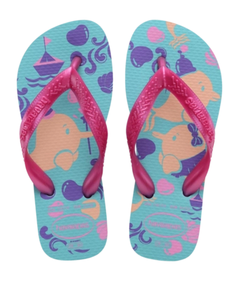 Slipper Havaianas Kids Top Pets Blue/Rose Gum