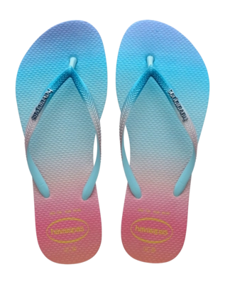 Flip Flops Havaianas Slim Gradient Damen Sunset White