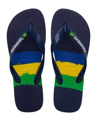 Flip Flops Havaianas Brasil Tech II Unisex White/Navy Blue