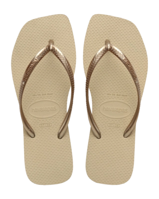 Flip Flops Havaianas Square Damen Sand Grey