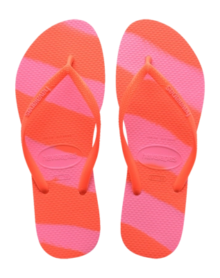 Slipper Havaianas Women Slim Color Fun Neon Coral