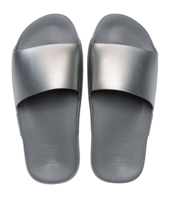 Slipper Havaianas Kids Slide Classic Metallic Steel Grey