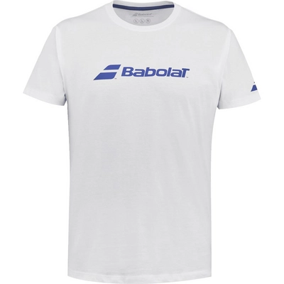 Tennisshirt Babolat Men Exercise Babolat Tee White White 2024