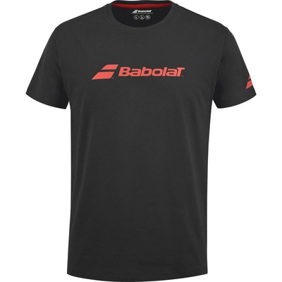 Tennisshirt Babolat Men Exercise Babolat Tee Black Black