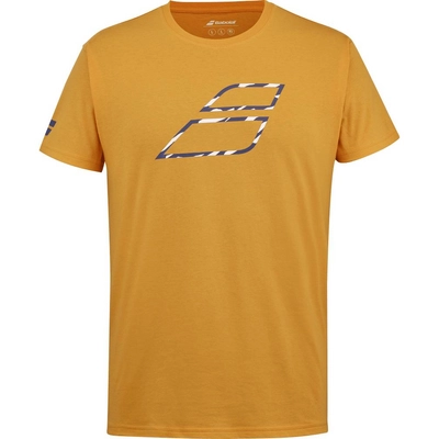 T-Shirt de Tennis Babolat Homme Exercice Big Flag Tee Autumn Glory