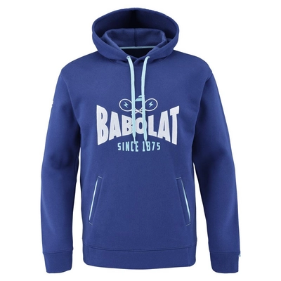 Hoodie Babolat Exercise Hood Sweat Herren Estate Blue