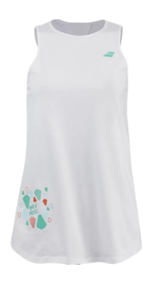 Débardeur Babolat Femme Padel Cotton Tank White White