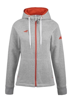 Tennisvest Babolat Women Exercise Hood Jacket W High Rise Heather