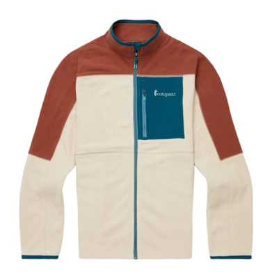 Vest Cotopaxi Men Abrazo Fleece Fullzip Jacket Acorn/Oatmeal