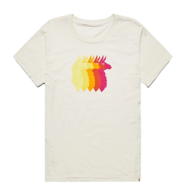 T-Shirt Cotopaxi Women Llama Sequence Organic Bone