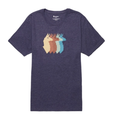 T-Shirt Cotopaxi Men Llama Sequence Organic Maritime 24