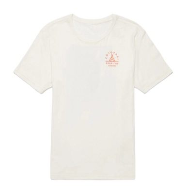 T-Shirt Cotopaxi Men Llama Map Organic Bone