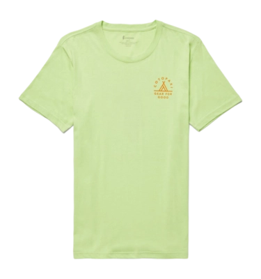 T-Shirt Cotopaxi Men Llama Map Organic Lime