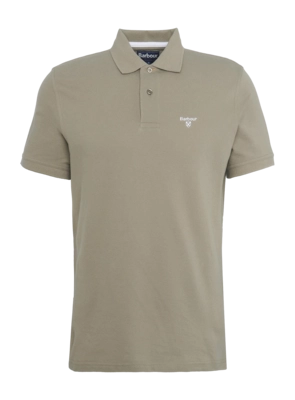 Polo Barbour Homme Lightweight Sports Dusty Green