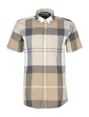 Hemd Barbour Douglas S/S Tailored Shirt Herren Amble Sand Tartan