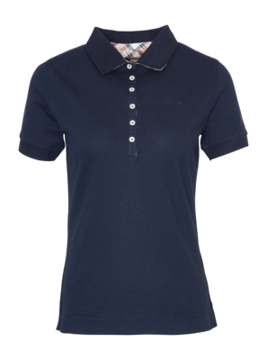 Polo Barbour Women Portsdown Top Navy/Primrose Tartan