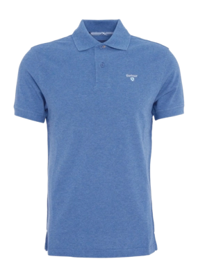 Polo Barbour Men Tartan Pique Dark Chambray Marl