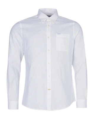 Blouse Barbour Men Nelson Tailored Shirt White