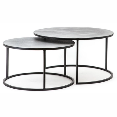 Bijzettafel By-Boo Setto Iron Large Black (2-Delig)