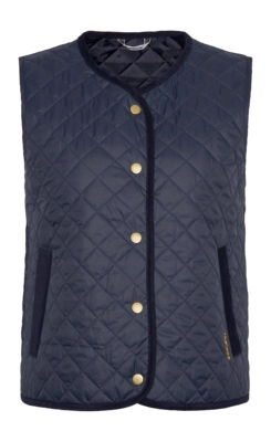 Weste Barbour Hannah Quilted Gilet Damen Dark Navy