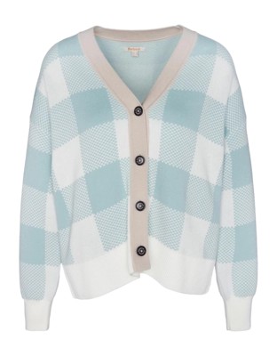 Sweatjacke Barbour Elodie Knitted Cardigan Damen Blue Haze