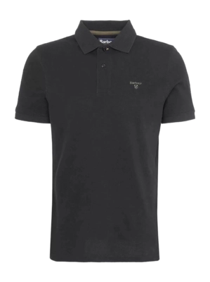 Polo Barbour Men Lightweight Sports Black