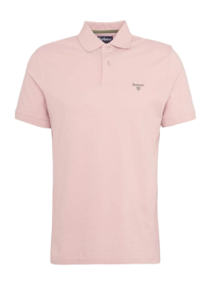 Polo Barbour Men Lightweight Sports Pink mist
