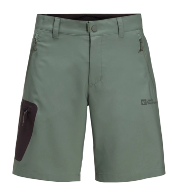 Korte Broek Jack Wolfskin Men Active Track Shorts Hedge Green