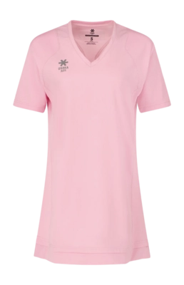 Tenniskleid Osaka V-Neck Tech Dress Damen Fondant Pink