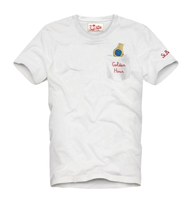 T-Shirt MC2 Saint Barth Austin Herren Golden Hour